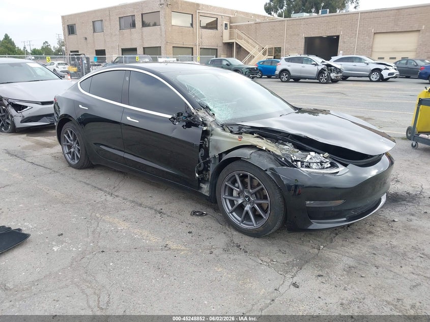 2020 Tesla Model 3 VIN 5YJ3E1EC9LF640706 IAAI salvage auction — RIGHT FRONT, Salvage Title, sold $7,750 on 2026-07-09 (photo 1)