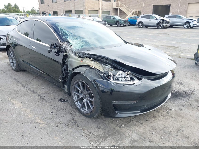 2020 Tesla Model 3 VIN 5YJ3E1EC9LF640706 IAAI salvage auction — RIGHT FRONT, Salvage Title, sold $7,750 on 2026-07-09 (photo 6)