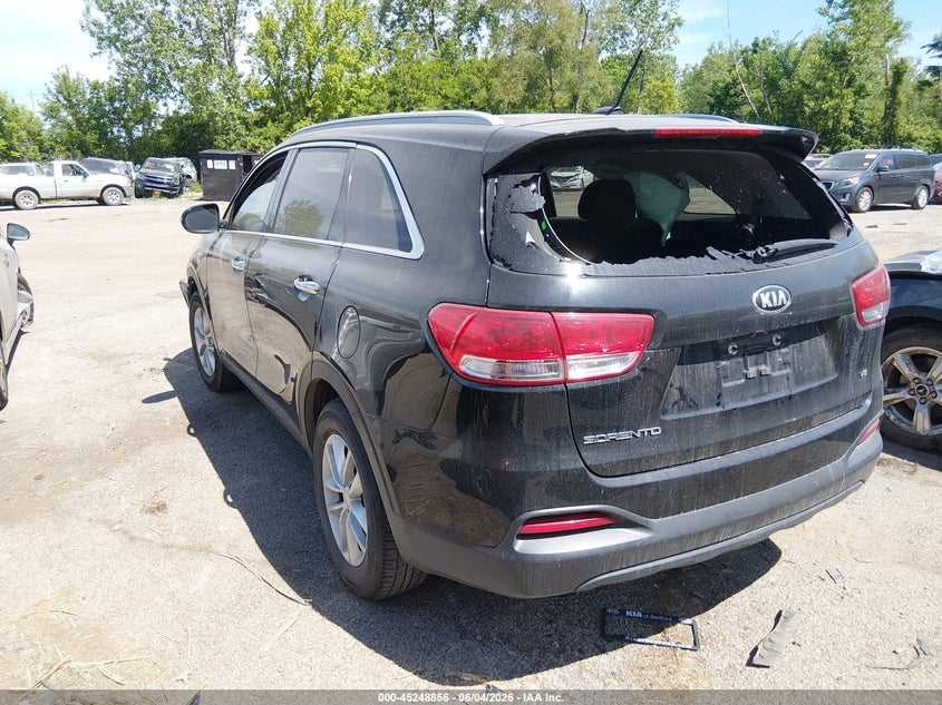 2018 Kia Sorento VIN 5XYPGDA59JG352050 IAAI salvage auction — FRONT & REAR, Salvage Title, sold $1,300 on 2026-07-14 (photo 3)
