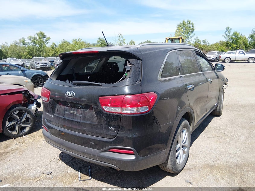 2018 Kia Sorento VIN 5XYPGDA59JG352050 IAAI salvage auction — FRONT & REAR, Salvage Title, sold $1,300 on 2026-07-14 (photo 4)