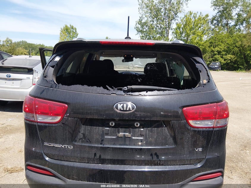 2018 Kia Sorento VIN 5XYPGDA59JG352050 IAAI salvage auction — FRONT & REAR, Salvage Title, sold $1,300 on 2026-07-14 (photo 6)