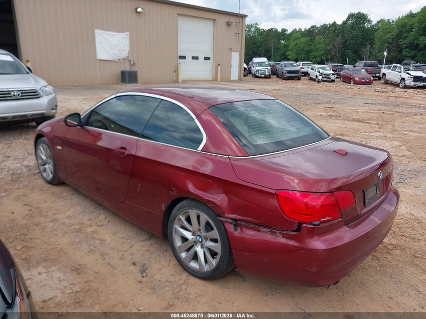 2011 BMW 3er VIN WBADW7C53BE443763 IAAI salvage auction — LEFT SIDE, Salvage (North Carolina), sold $625 on 2026-07-27 (photo 3)