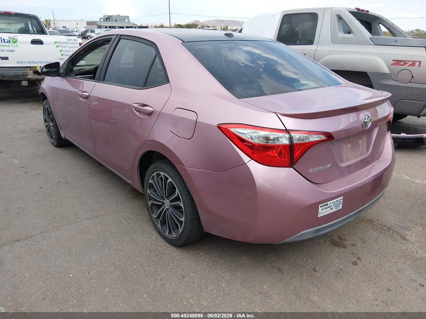 2016 Toyota Corolla VIN 5YFBURHE8GP523851 IAAI salvage auction — FRONT END, Original (Texas), sold $2,450 on 2026-07-15 (photo 3)