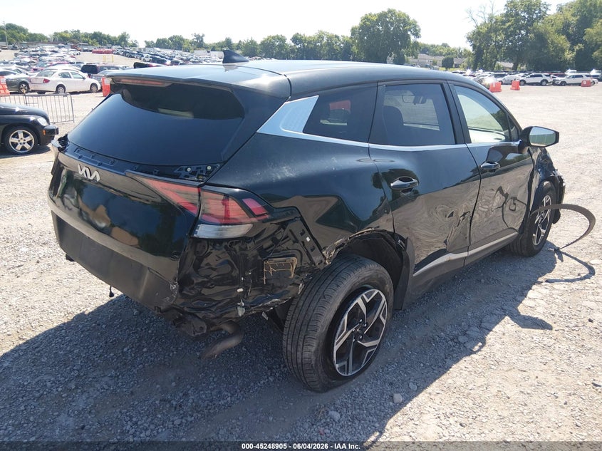 2023 Kia Sportage VIN KNDPU3AFXP7194710 IAAI salvage auction — RIGHT FRONT, Salvage Title, sold $4,600 on 2026-07-08 (photo 4)