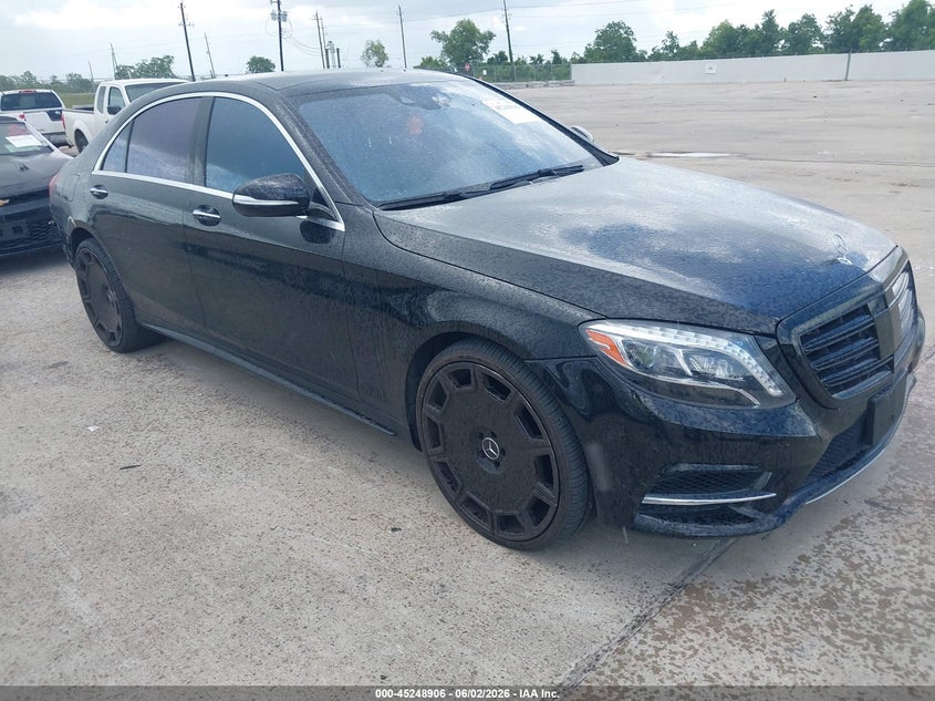 2014 Mercedes-benz S-klasse VIN WDDUG8CB7EA025428 IAAI salvage auction — REAR END, Salvage Title, sold $6,100 on 2026-07-10 (photo 1)