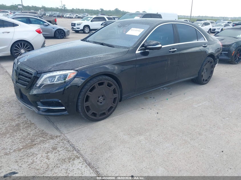 2014 Mercedes-benz S-klasse VIN WDDUG8CB7EA025428 IAAI salvage auction — REAR END, Salvage Title, sold $6,100 on 2026-07-10 (photo 2)