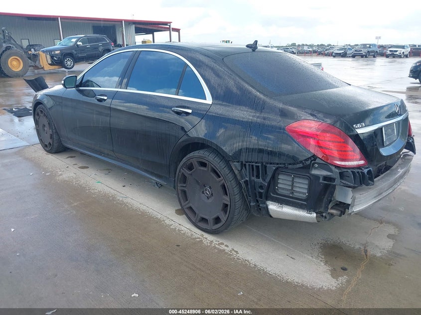 2014 Mercedes-benz S-klasse VIN WDDUG8CB7EA025428 IAAI salvage auction — REAR END, Salvage Title, sold $6,100 on 2026-07-10 (photo 3)