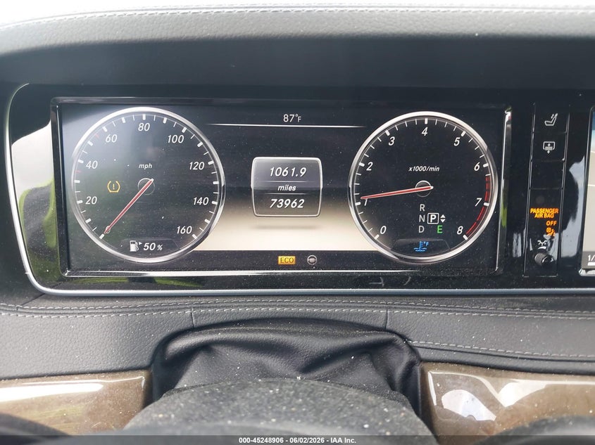 2014 Mercedes-benz S-klasse VIN WDDUG8CB7EA025428 IAAI salvage auction — REAR END, Salvage Title, sold $6,100 on 2026-07-10 (photo 7)