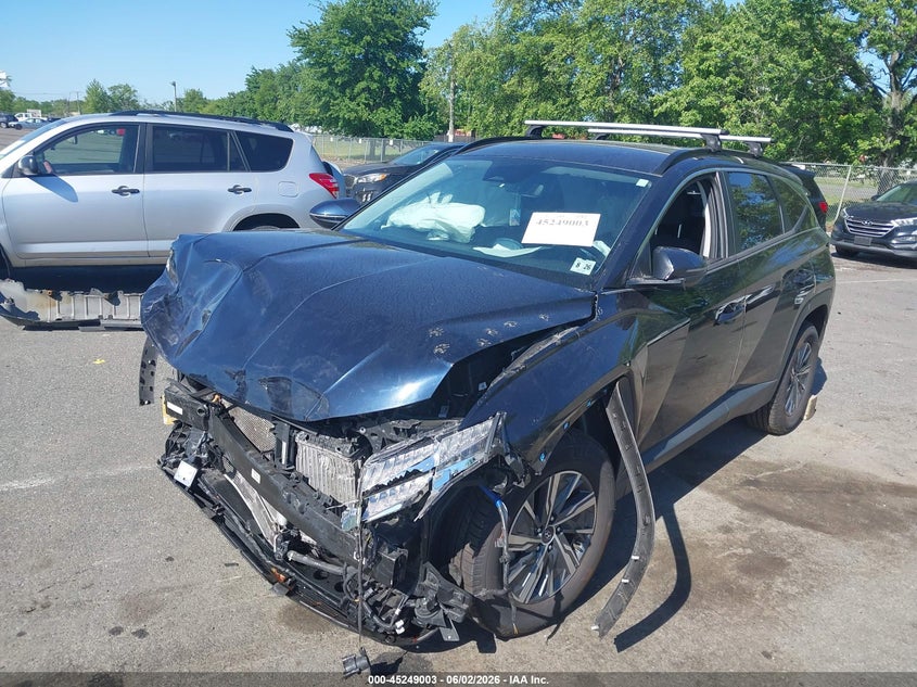 2022 Hyundai Tucson VIN KM8JBCA1XNU024583 IAAI salvage auction — FRONT END, Salvage Title, sold $4,100 on 2026-07-27 (photo 2)