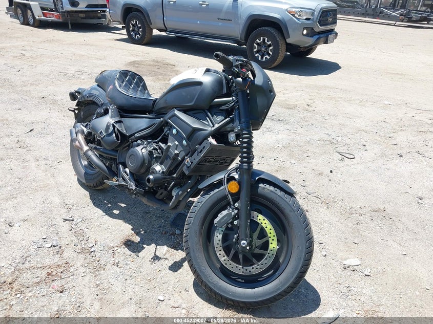2023 Honda Cm VIN MLHPC5611P5602841 IAAI salvage auction — FRONT & REAR, Salvage Title, sold $1,500 on 2026-07-16 (photo 1)