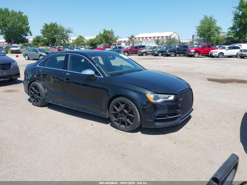 2016 Audi S3 VIN WAUB1GFF8G1012229 IAAI salvage auction — RIGHT REAR, Salvage Title, sold $4,675 on 2026-07-13 (photo 1)