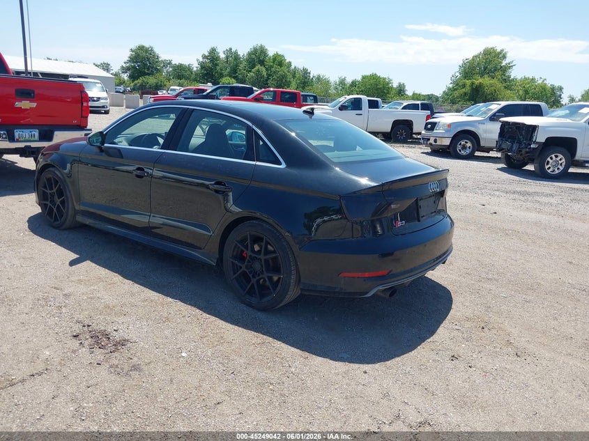 2016 Audi S3 VIN WAUB1GFF8G1012229 IAAI salvage auction — RIGHT REAR, Salvage Title, sold $4,675 on 2026-07-13 (photo 3)
