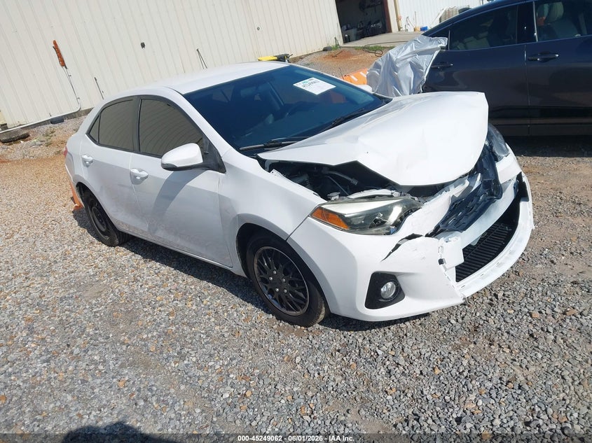 2015 Toyota Corolla VIN 5YFBURHE7FP271511 IAAI salvage auction — FRONT END, Salvage (Mississippi), sold $575 on 2026-07-24 (photo 1)