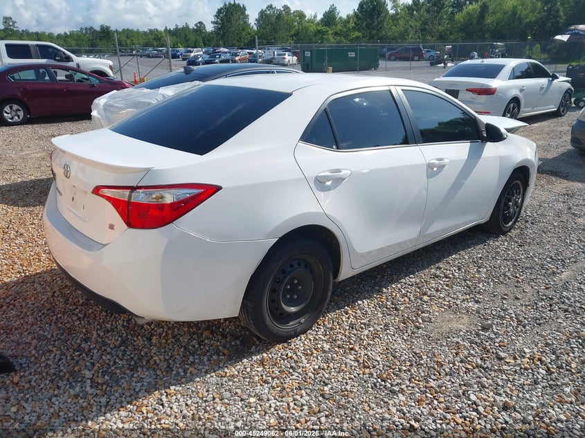 2015 Toyota Corolla VIN 5YFBURHE7FP271511 IAAI salvage auction — FRONT END, Salvage (Mississippi), sold $575 on 2026-07-24 (photo 4)