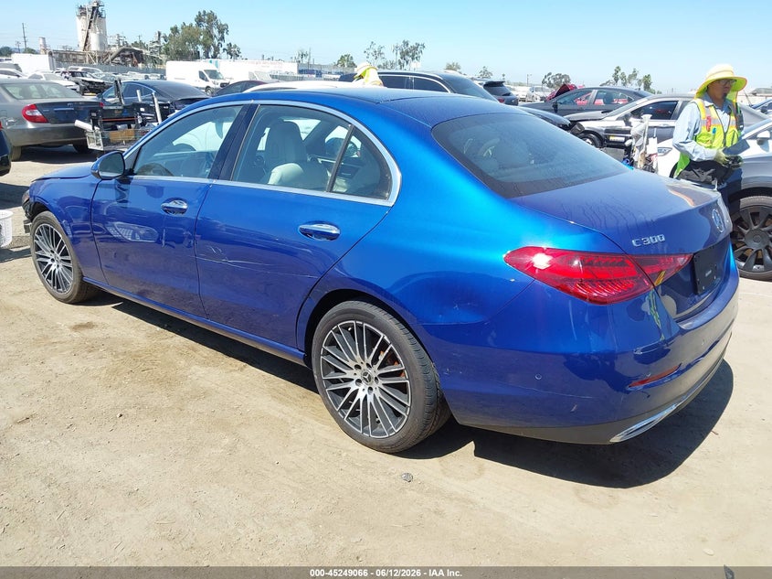 2024 Mercedes-benz C class VIN W1KAF4GB1RR185434 IAAI salvage auction — FRONT END, Salvage (California), sold $14,500 on 2026-07-22 (photo 3)