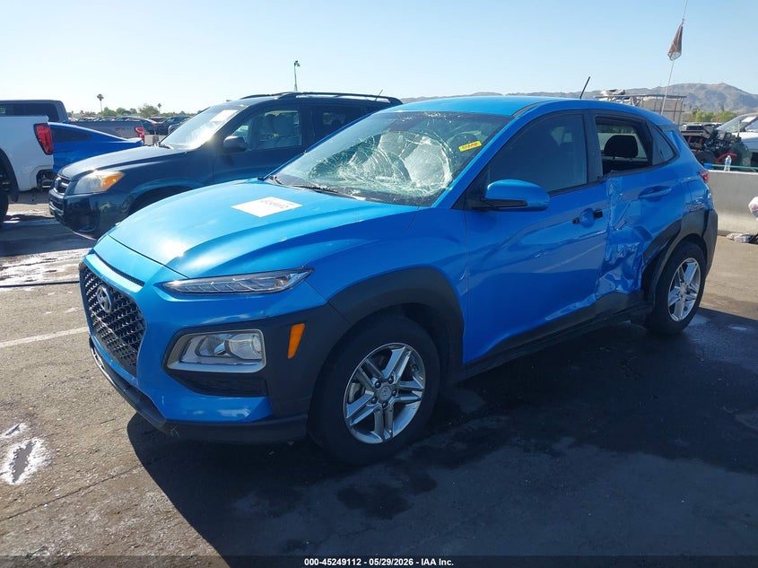 2020 Hyundai Kona VIN KM8K12AA3LU552030 IAAI salvage auction — LEFT SIDE, Salvage Title, sold $3,550 on 2026-07-07 (photo 2)