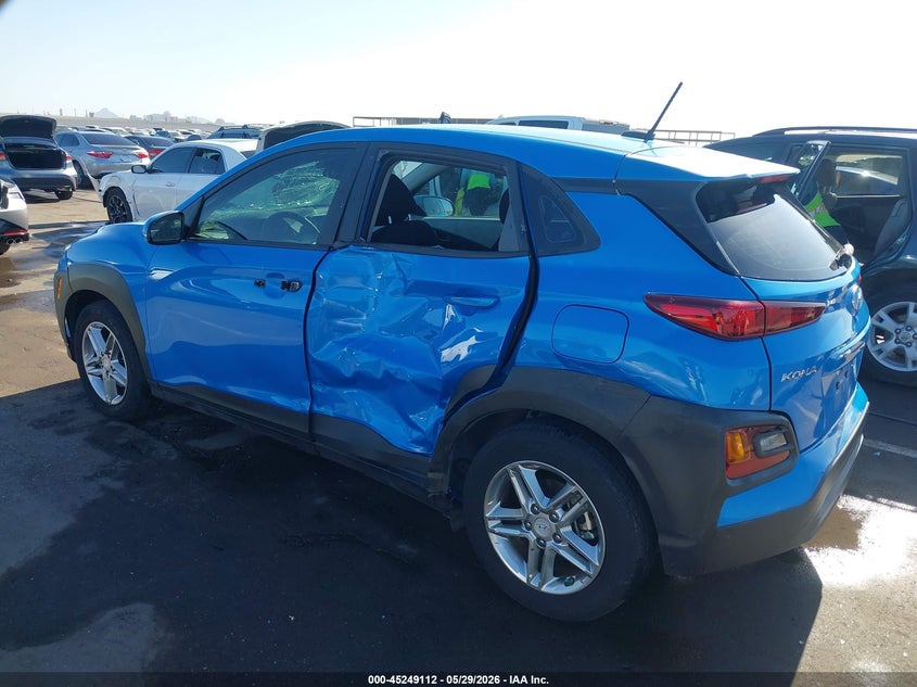2020 Hyundai Kona VIN KM8K12AA3LU552030 IAAI salvage auction — LEFT SIDE, Salvage Title, sold $3,550 on 2026-07-07 (photo 3)