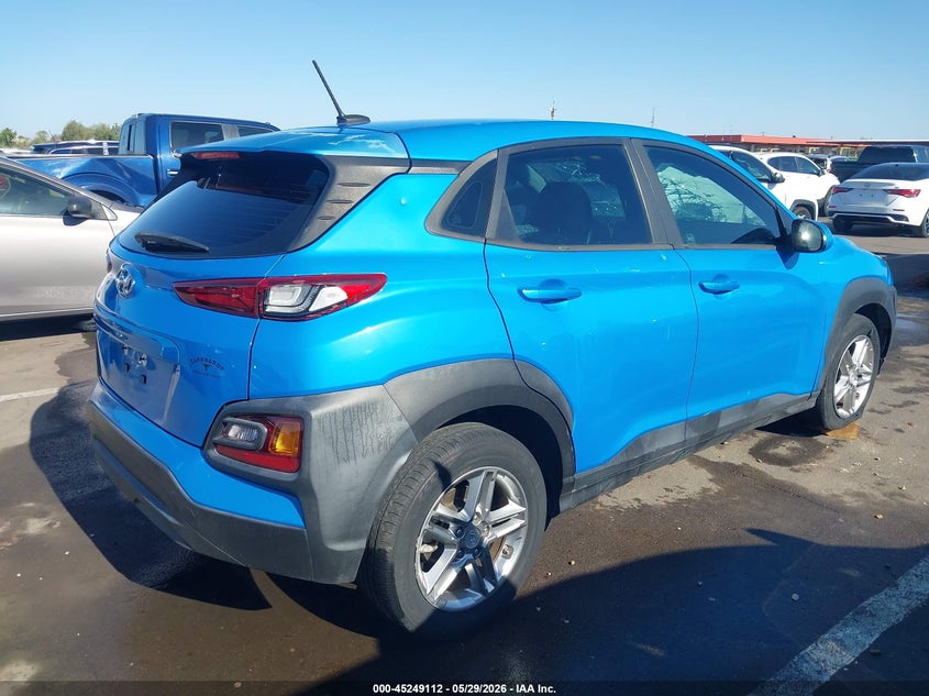 2020 Hyundai Kona VIN KM8K12AA3LU552030 IAAI salvage auction — LEFT SIDE, Salvage Title, sold $3,550 on 2026-07-07 (photo 4)