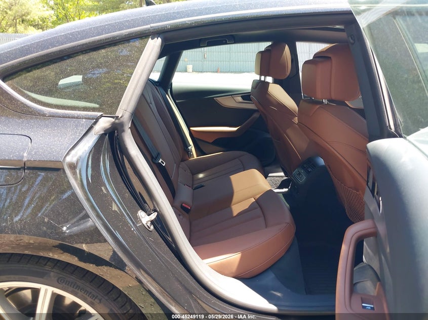 2025 Audi A5 VIN WAUDACF52SA004077 IAAI salvage auction — SIDE, Salvage Title, sold $15,250 on 2026-07-17 (photo 8)