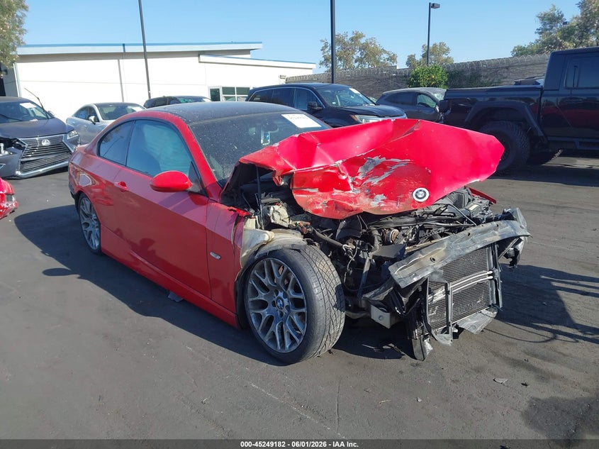 2009 BMW 3 series VIN WBAWV135X9PG07455 IAAI salvage auction — FRONT END, Salvage Certificate (California), sold $25 on 2026-07-24 (photo 1)