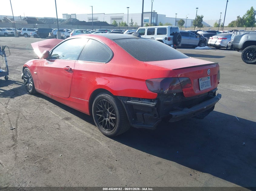 2009 BMW 3 series VIN WBAWV135X9PG07455 IAAI salvage auction — FRONT END, Salvage Certificate (California), sold $25 on 2026-07-24 (photo 3)