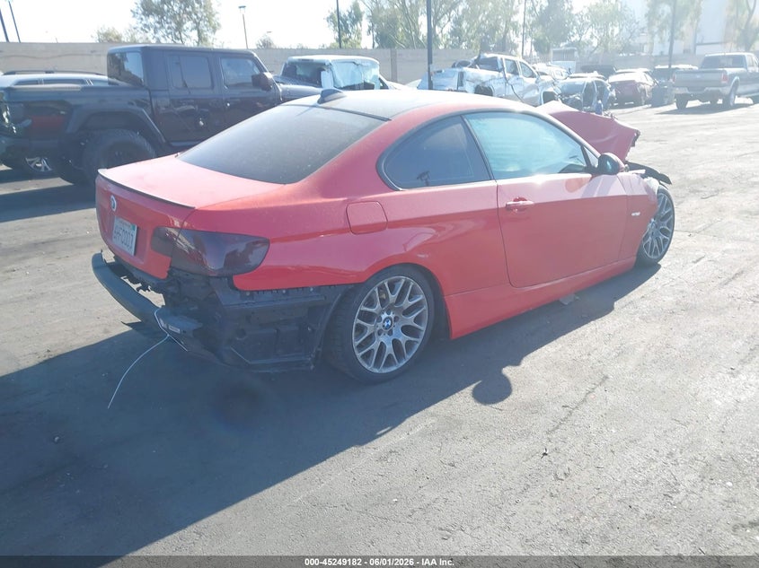 2009 BMW 3 series VIN WBAWV135X9PG07455 IAAI salvage auction — FRONT END, Salvage Certificate (California), sold $25 on 2026-07-24 (photo 4)