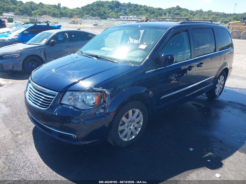 2014 Chrysler Town & country VIN 2C4RC1BG4ER398244 IAAI salvage auction — LEFT FRONT, Salvage Title, sold $1,600 on 2026-08-22 (photo 2)