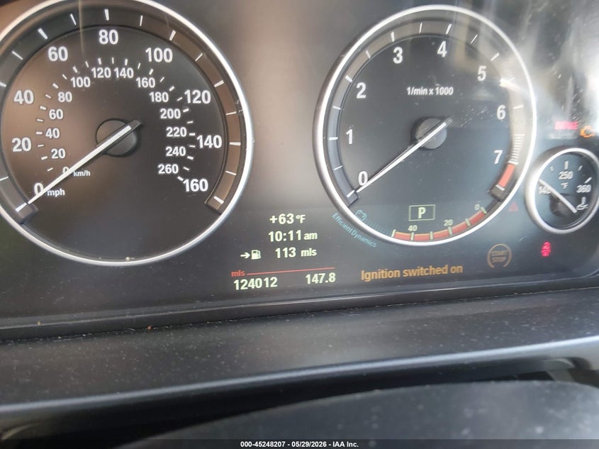 2012 BMW 5er VIN WBAXG5C53CDX03536 IAAI salvage auction — WATER/FLOOD, Salvage (Rhode Island), sold $375 on 2026-08-04 (photo 7)