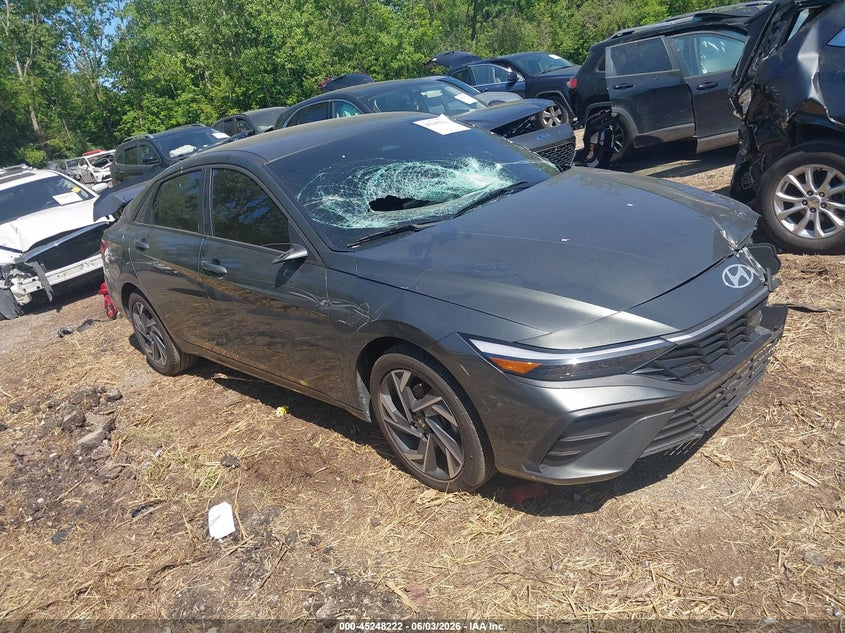 2025 Hyundai Elantra VIN KMHLM4DG8SU079473 IAAI salvage auction — LEFT FRONT, Salvage (Ohio), sold $2,950 on 2026-07-28 (photo 1)