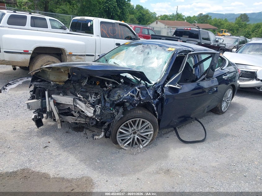 2021 Genesis G70 VIN KMTG64LA6MU075195 IAAI salvage auction — BIO HAZARD, Salvage Title, sold $200 on 2026-07-07 (photo 2)