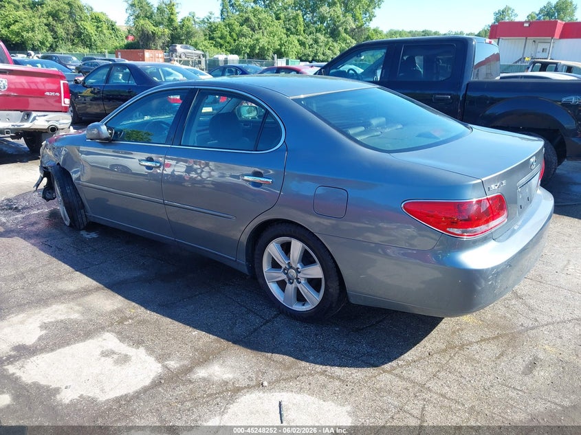 2005 Lexus ES VIN JTHBA30G355096090 IAAI salvage auction — FRONT & REAR, Salvage - Greater Than 75% (Maryland), sold $575 on 2026-10-23 (photo 3)