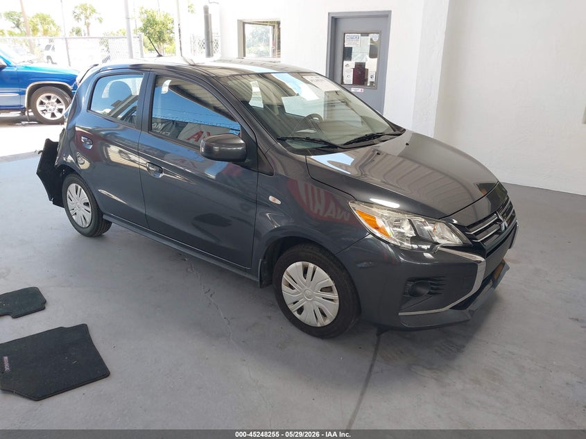 2024 Mitsubishi Mirage VIN ML32AUHJ7RH002579 IAAI salvage auction — RIGHT REAR, Salvage Title, sold $2,950 on 2026-07-15 (photo 1)