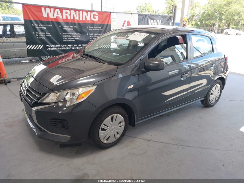 2024 Mitsubishi Mirage VIN ML32AUHJ7RH002579 IAAI salvage auction — RIGHT REAR, Salvage Title, sold $2,950 on 2026-07-15 (photo 2)