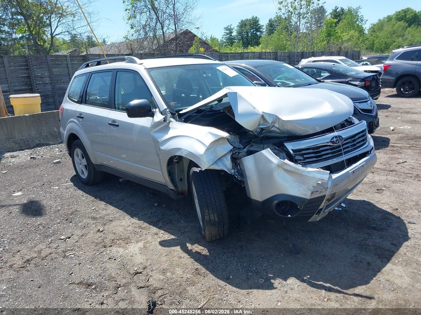 2010 Subaru Forester VIN JF2SH6BC9AH915493 IAAI salvage auction — FRONT END, Clear (Massachusetts), sold $25 on 2026-07-10 (photo 1)