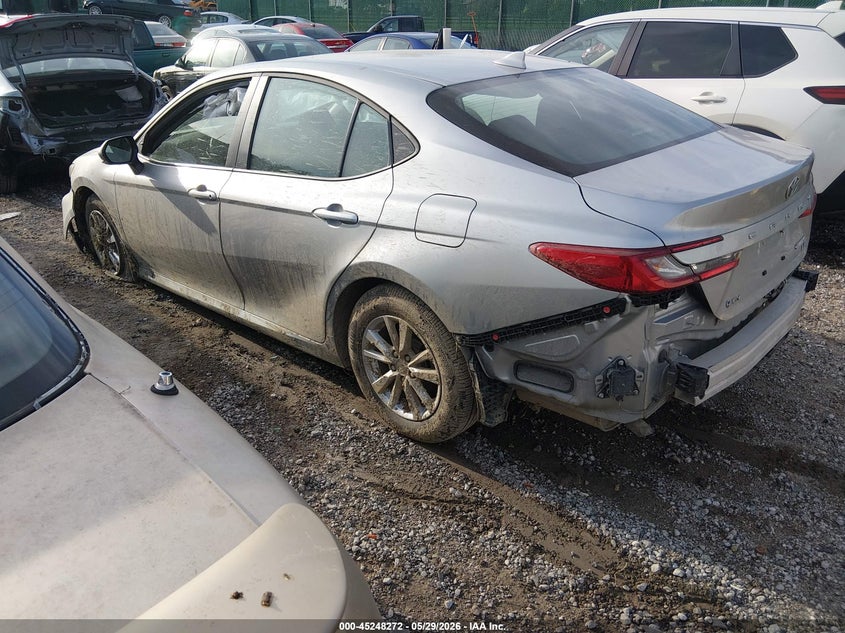 2025 Toyota Camry VIN 4T1DAACK9SU202201 IAAI salvage auction — FRONT & REAR, Salvage (Kentucky), sold $11,000 on 2026-07-31 (photo 3)