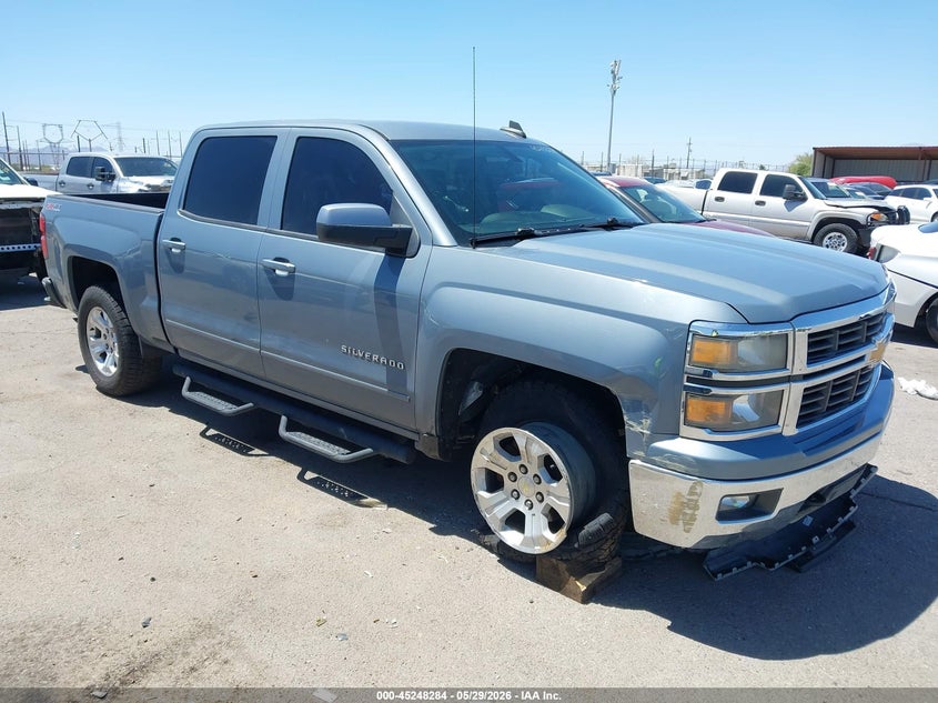 2015 Chevrolet Silverado VIN 3GCUKREC0FG494383 IAAI salvage auction — RIGHT FRONT, Salvage Title, sold $7,200 on 2026-07-09 (photo 1)