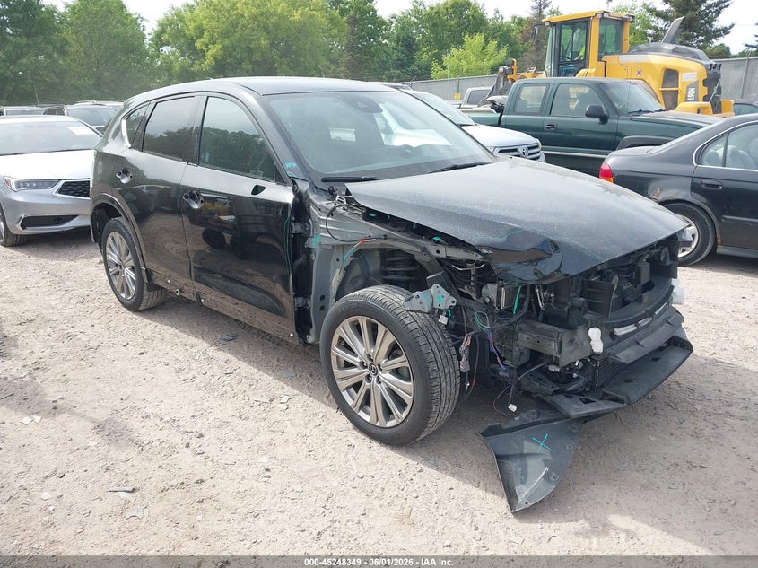2023 Mazda Cx-5 VIN JM3KFBXY1P0119076 IAAI salvage auction — FRONT & REAR, Salvage Title, sold $10,400 on 2026-07-08 (photo 1)