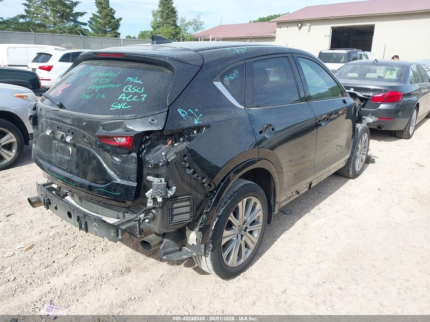 2023 Mazda Cx-5 VIN JM3KFBXY1P0119076 IAAI salvage auction — FRONT & REAR, Salvage Title, sold $10,400 on 2026-07-08 (photo 4)