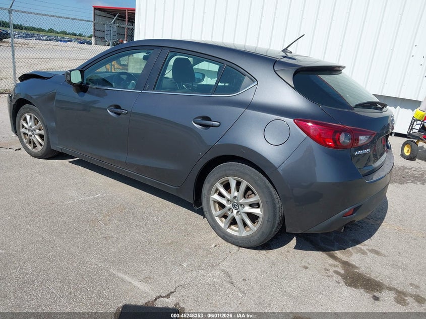 2015 Mazda 3 VIN 3MZBM1L71FM214512 IAAI salvage auction — LEFT FRONT, Salvage Title, sold $550 on 2026-07-23 (photo 3)