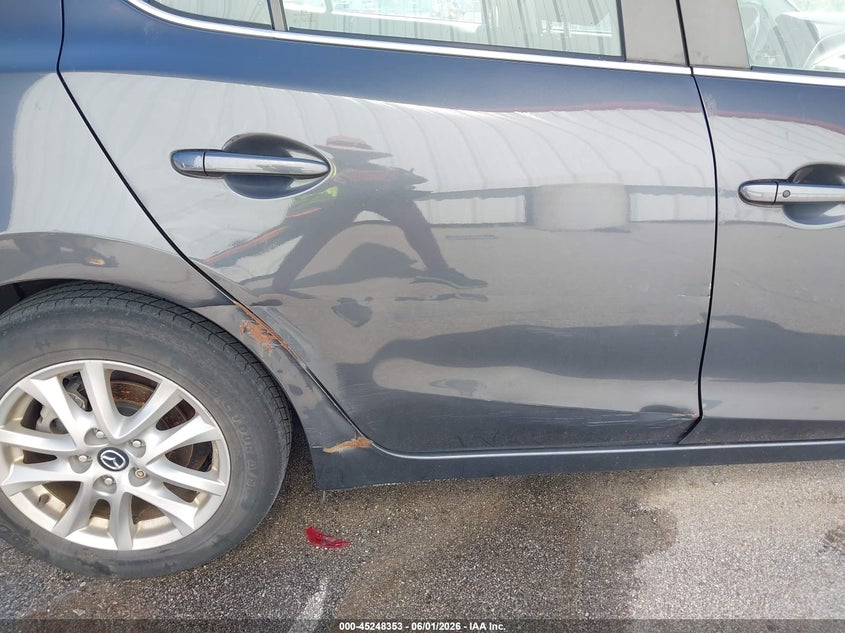 2015 Mazda 3 VIN 3MZBM1L71FM214512 IAAI salvage auction — LEFT FRONT, Salvage Title, sold $550 on 2026-07-23 (photo 6)