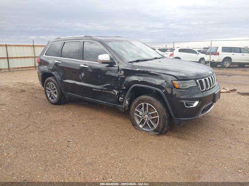 2017 Jeep Grand cherokee VIN 1C4RJFBG7HC880089 IAAI salvage auction — SIDE, Salvage Title, sold $3,900 on 2026-07-09 (photo 1)