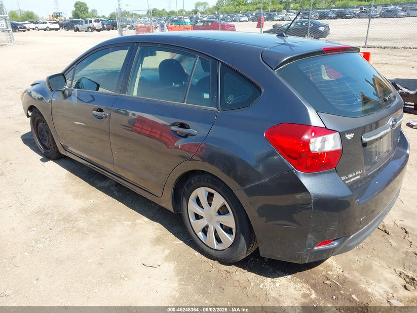 2012 Subaru Impreza VIN JF1GPAA6XCH247010 IAAI salvage auction — RIGHT SIDE, Salvage Title, sold $500 on 2026-07-15 (photo 3)