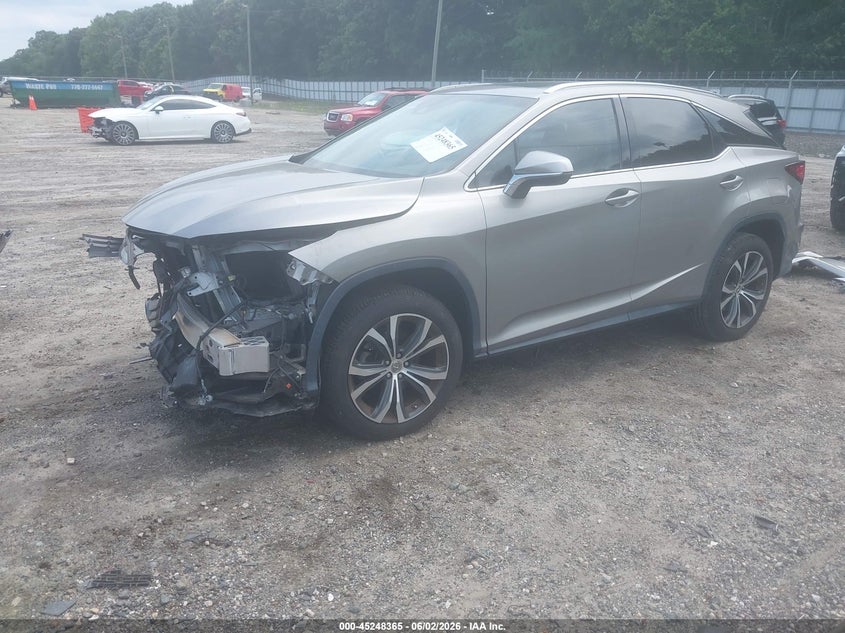 2017 Lexus Rx VIN 2T2ZZMCA5HC074472 IAAI salvage auction — FRONT & REAR, Clear (Georgia), sold $9,125 on 2026-09-06 (photo 2)