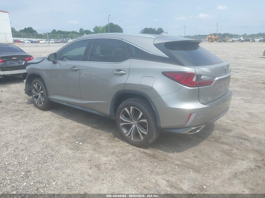 2017 Lexus Rx VIN 2T2ZZMCA5HC074472 IAAI salvage auction — FRONT & REAR, Clear (Georgia), sold $9,125 on 2026-09-06 (photo 3)