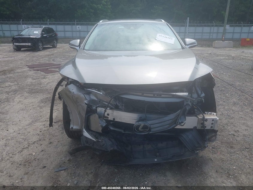 2017 Lexus Rx VIN 2T2ZZMCA5HC074472 IAAI salvage auction — FRONT & REAR, Clear (Georgia), sold $9,125 on 2026-09-06 (photo 6)