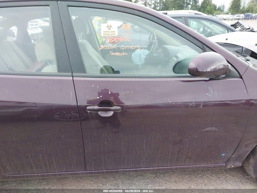2007 Hyundai Elantra VIN KMHDU46D67U214738 IAAI salvage auction — BIOHAZARD/CHEMICAL, Bill Of Sale (Washington), sold $225 on 2026-07-16 (photo 5)