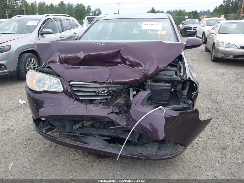 2007 Hyundai Elantra VIN KMHDU46D67U214738 IAAI salvage auction — BIOHAZARD/CHEMICAL, Bill Of Sale (Washington), sold $225 on 2026-07-16 (photo 6)