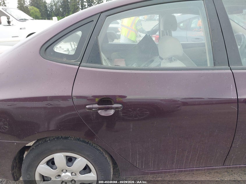 2007 Hyundai Elantra VIN KMHDU46D67U214738 IAAI salvage auction — BIOHAZARD/CHEMICAL, Bill Of Sale (Washington), sold $225 on 2026-07-16 (photo 8)