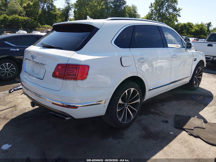2017 Bentley Bentayga VIN SJAAC2ZV0HC012621 IAAI salvage auction — FRONT END, Salvage Title, sold $40,750 on 2026-08-27 (photo 4)