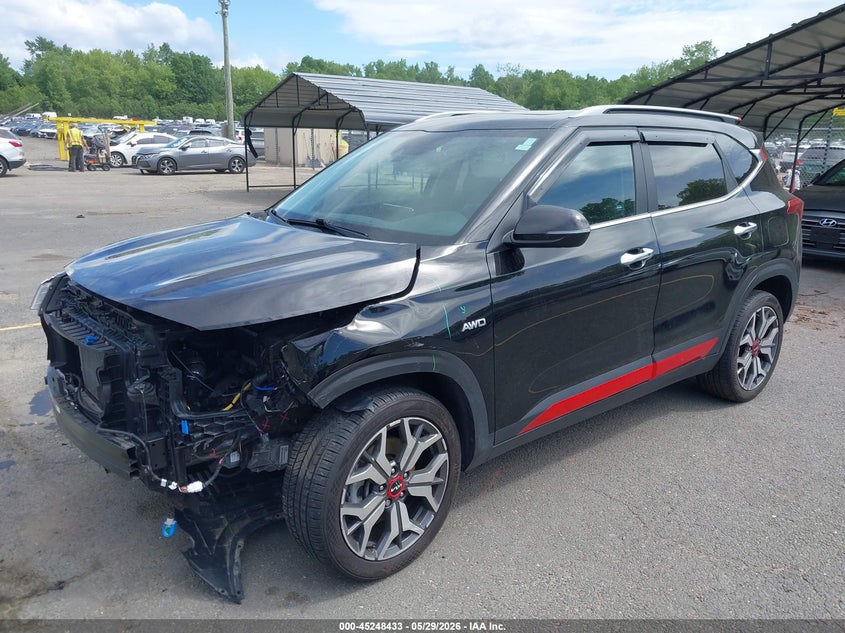 2022 Kia Seltos VIN KNDETCA28N7302407 IAAI salvage auction — FRONT END, Salvage Title, sold $6,175 on 2026-07-23 (photo 2)